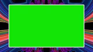 COLORFUL PICTURE FRAME GREEN SCREEN EFFECT 1072