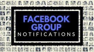 How to turn on NOTIFICATIONS in a FACEBOOK GROUP