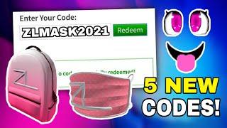 2021 *ALL 5 NEW* ROBLOX PROMO CODES! MAY (WORKING)