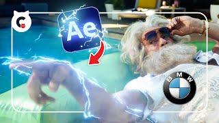 Shoot ELECTRICITY with After Effects (BMW Super Bowl Commercial)