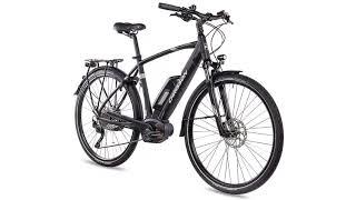  CHRISSON 28 Zoll Herren Trekking- und City-E-Bike - E-Actourus schwarz matt 