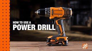 How to Use a Power Drill: A DIY Digital Workshop | The Home Depot