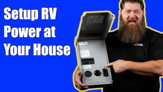 Plugin RV power at your house