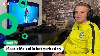 Olav (13) verkoopt zijn Fortnite-account