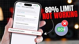 How to Fix 80% Charging Limit Not Working on iPhone | Fix 80% Charge Limit on iOS