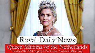 Queen Máxima of the Netherlands Presents Awards at the Royal Palace!  Plus, More #RoyalNews