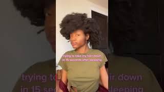 HAIRSTYLE IN 15 SECONDS!! #blackhair #blackgirlmagic #naturalhair