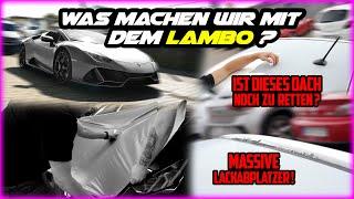 WAS MACHEN WIR MIT DEM LAMBO ? & IST DIESES DACH NOCH ZU RETTEN ?! I Lamborghini Huracan I Audi Q7