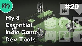 My 8 Essential Indie Game Development Tools | Indie Game Devlog | #20