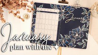 ️ JANUARY 2024 Plan With Me // Bullet Journal Monthly Setup