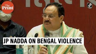 Post-poll violence in Bengal reminds me of Partition days, JP Nadda says