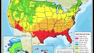 Daily Normal (Average) Temperature Throughout The Year