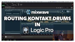 Routing Kontakt Drums in Logic // MixWave Tutorials