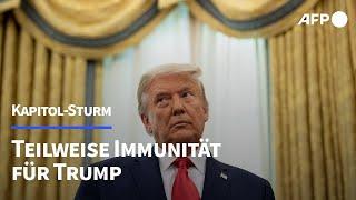 Oberstes US-Gericht gewährt Trump teilweise Immunität | AFP
