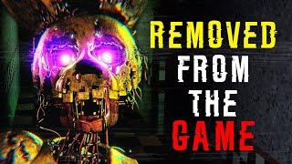 Horrifying Removed Five Nights at Freddy's Content (ALL GAMES)