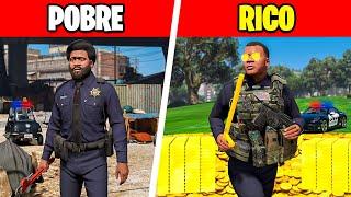 FUI DE POBRE PRA POLICIAL RICO no GTA 5