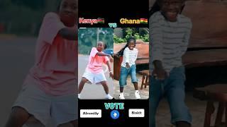 Popular tiktok dance 2024 Kenya vs Ghana ️ #dance #foryou #duet #shorts