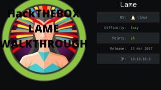 HackTheBox Lame Walkthrough|Lame from HackTheBox(htb) - CTF Walkthrough || English