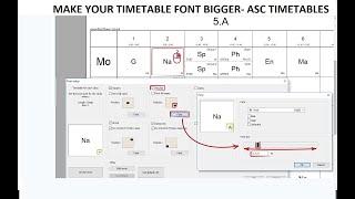 ASC TIMETABLES  I want to print also teachers' names in timetable printout  need bigger font size