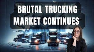 Trucking Is Still Brutal Affecting Both Small Carriers and Mega Carriers