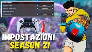 GUIDA IMPOSTAZIONI CONTROLLER per la SEASON 21 di APEX LEGENDS | SENS e FOV