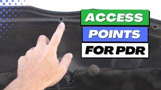 Access Points For Paintless Dent Removal