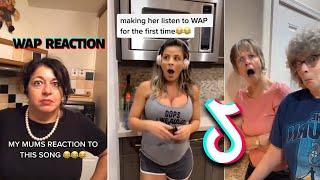 WAP reaction parents | Cardi b feat. Megan Thee Stallion - WAP | Funny Tik Tok Compilation #8
