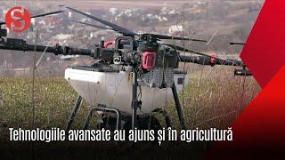 Drone în loc de tractoare. Un fermier din Căușeni utilizează tehnologia în agricultură