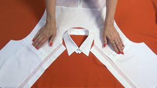 How to sew a thin cambric blouse so that it is opaque  DIY