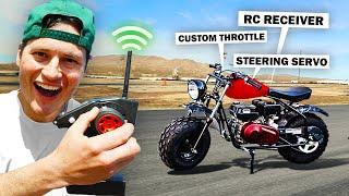 Making My Walmart Motorcycle Remote-Controlled