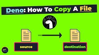 Deno - How To Copy A File By Using The Deno Runtime API (No URL Imports)