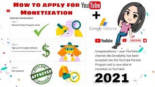 How To Apply for YouTube Monetization+Create Google Adsense Account| New Process | Full Guide | 2021