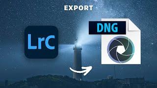 Lightroom Classic  - Export to DNG #lightroom #dng