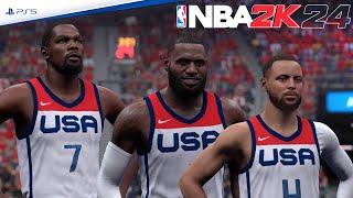 NBA 2K24 Olympics Mode | USA vs. France | PS5 Full Gameplay