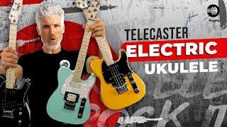 WOW Electric Ukuleles ! Risa Tenor Telecaster T-Style Electric #Ukulele | Ukulele Review