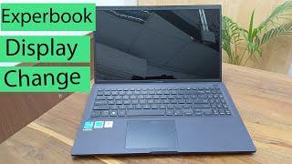 how to open asus expertbook laptop display