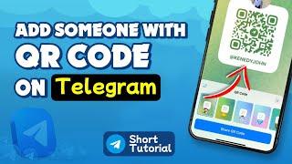 How to add someone on telegram with QR code 2024 | Initial Solution