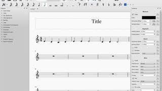 Mastering MuseScore - Your First Score