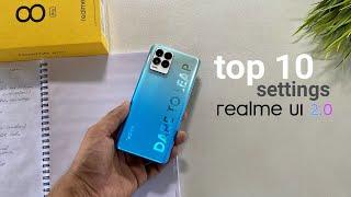 Top 10 Quick Settings for your Realme Device running on realme UI2.0 ft.Realme 8 Pro