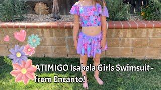 ATIMIGO Isabela Girls Swimsuit - from Encanto!— starring Elli