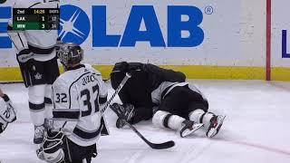 Kevin Fiala Game Misconduct Boarding Penalty On Matt Roy Scrum ensues After Kings at Wild