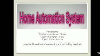 Home Automation System by Shubham Shankarrao Dhage