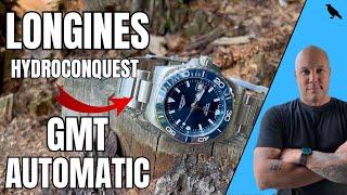 LONGINES HYDROCONQUEST GMT| Best Affordable DIVER/ GMT Watch| Best Blackbay GMT Alternative $$