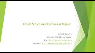 Structural Directives In Angular