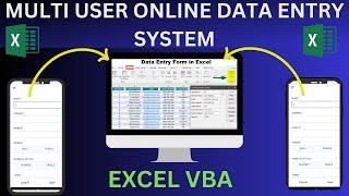 CREATE AN ONLINE MULTI-USER DATA ENTRY SYSTEM IN MS EXCEL (PART 1)