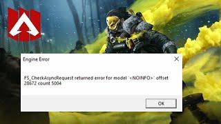 Fix Apex Legends Engine Error | FS_CheckAsyncRequest Returned Error