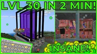 NEW INSANE 1.21 GOLD XP FARM for MINECRAFT BEDROCK Edition | BEST EXP FARM | LVL 30 in 1 MIN 45 SEC