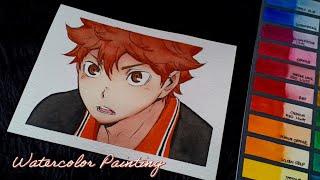 Painting Hinata Shouyou of Haikyuu!! |日向 翔陽 ハイキュー!! | Color Tutorial | Timelapse