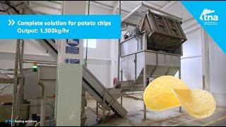 TNA Complete Potato Chip Line at Preziosi Foods