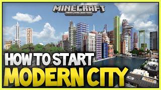 Minecraft Best Way To Build/Start A Modern City - 2015/2016 (XboxOne/Xbox360/Ps3/Ps4)